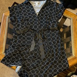 Black and White NWT Circle Dress